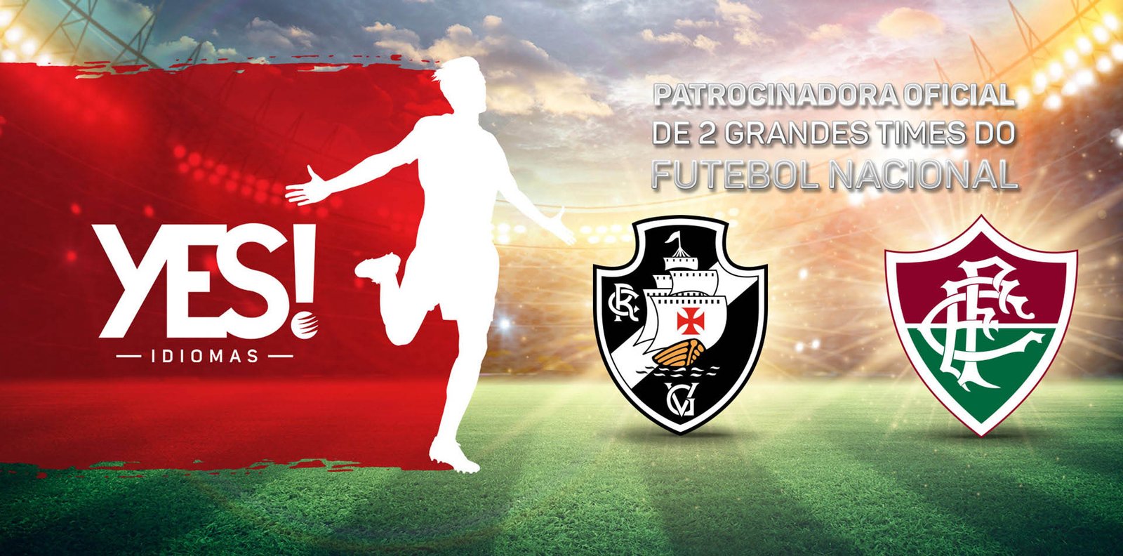 YES! patrocinadora oficial de dois grandes clubes cariocas